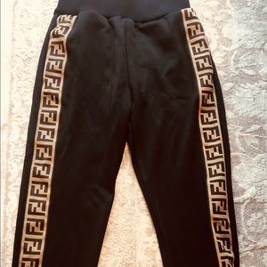 Fendi logo pants